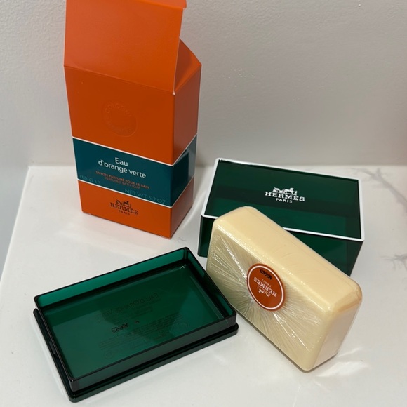 One Hermès Eau d'Orange Verte Soap Set(Sealed) - Picture 6 of 11